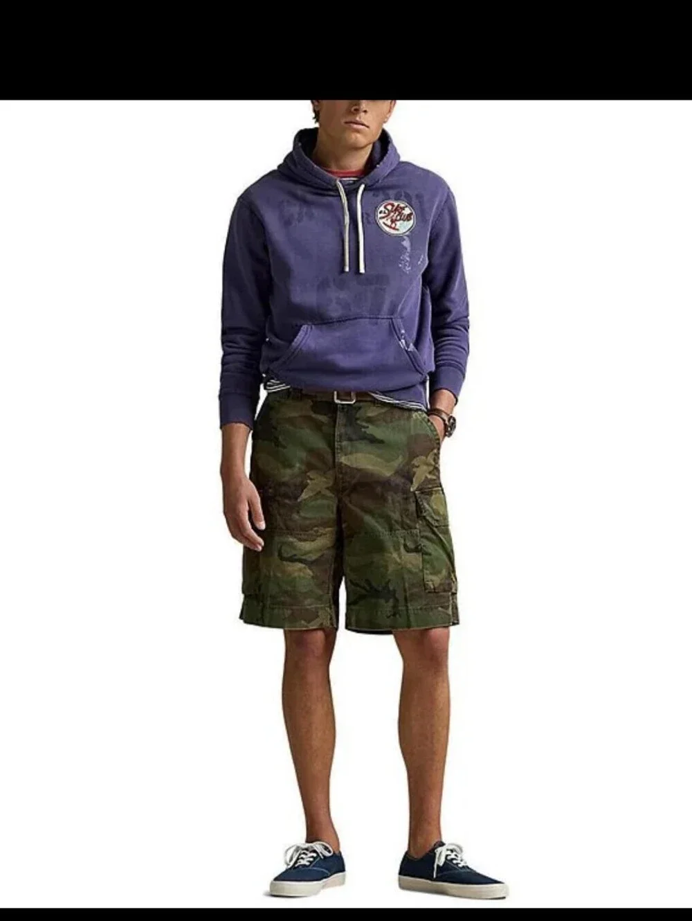 Polo by Ralph Lauren Relaxed Fit Green Camo Cargo Shorts